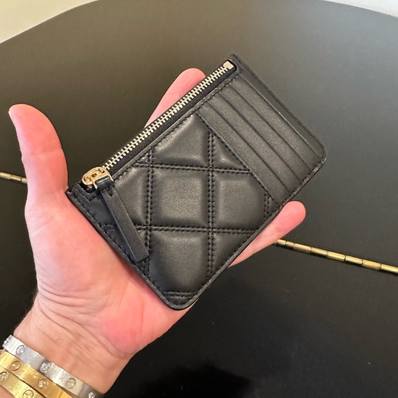 NWT Authentic luxury preppy Tory Burch Rare Black Savannah Card Case - Picture 15 of 17